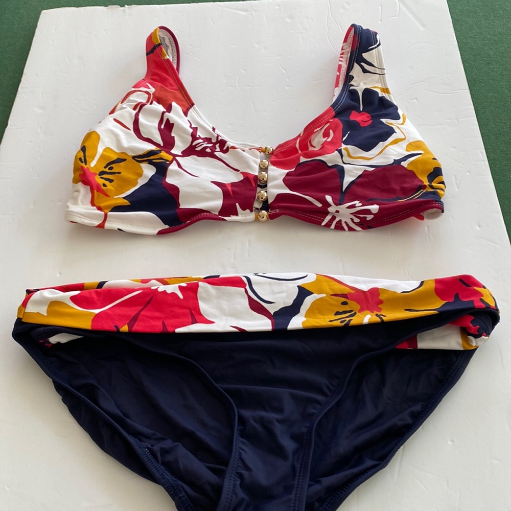 Anne Cole multi colored bikini size XL.***Summer Sale***🆕